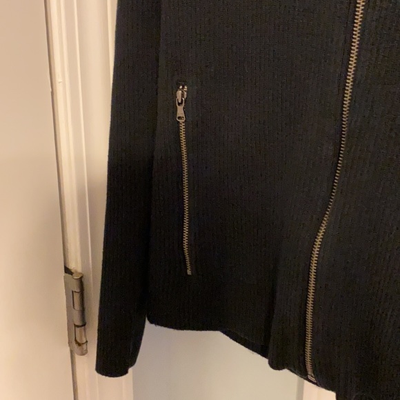 Calvin Klein Black Zip Up Jacket - Picture 4 of 6